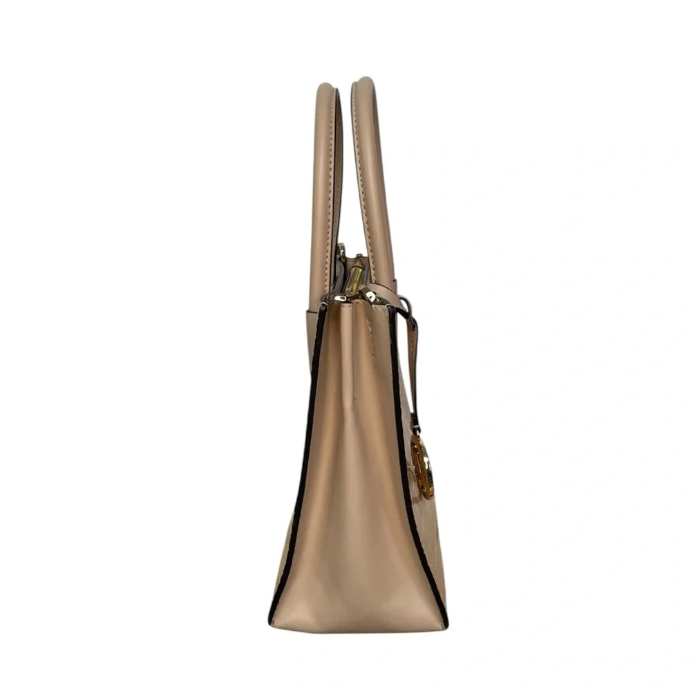 Michael Kors Tan Croc-Embossed Crossbody Bag - Picture 4 of 16